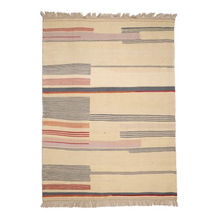 El Dokuma Yün Kilim 137x203 cm | Krem | Otantik Dokuma_21289424