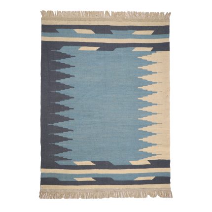 El Dokuma Yün Kilim 140x194 cm | Rengarenk | Modern Dokunuş_21289448
