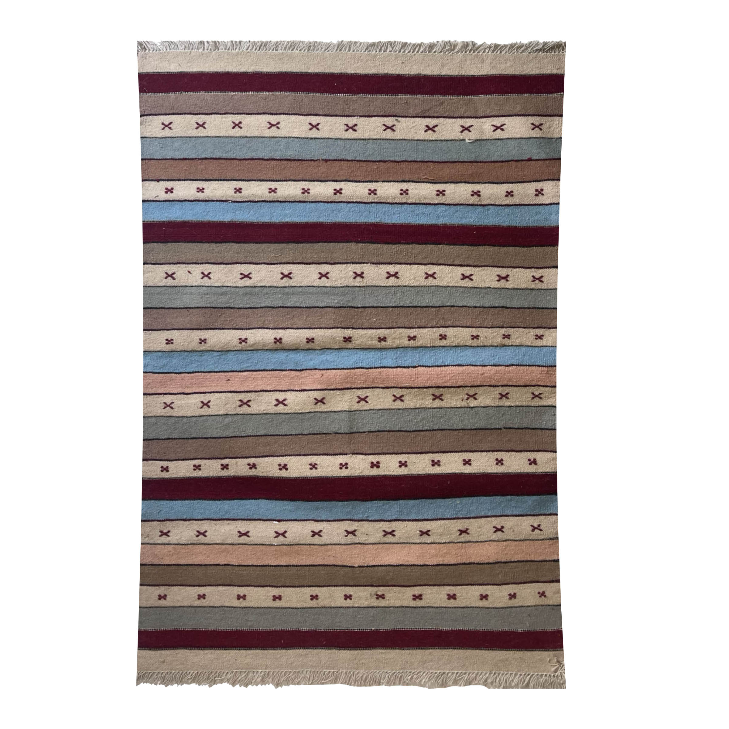 El Dokuma Yün Kilim 150x100 cm | Gri | Otantik Dokuma El Dokuma Yün Kilim 150x100 cm | Gri | Otantik Dokuma_21321132