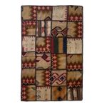 El Dokuma Yün Kilim 150x100 cm | Kırmızı | Elit Tasarım_21321772