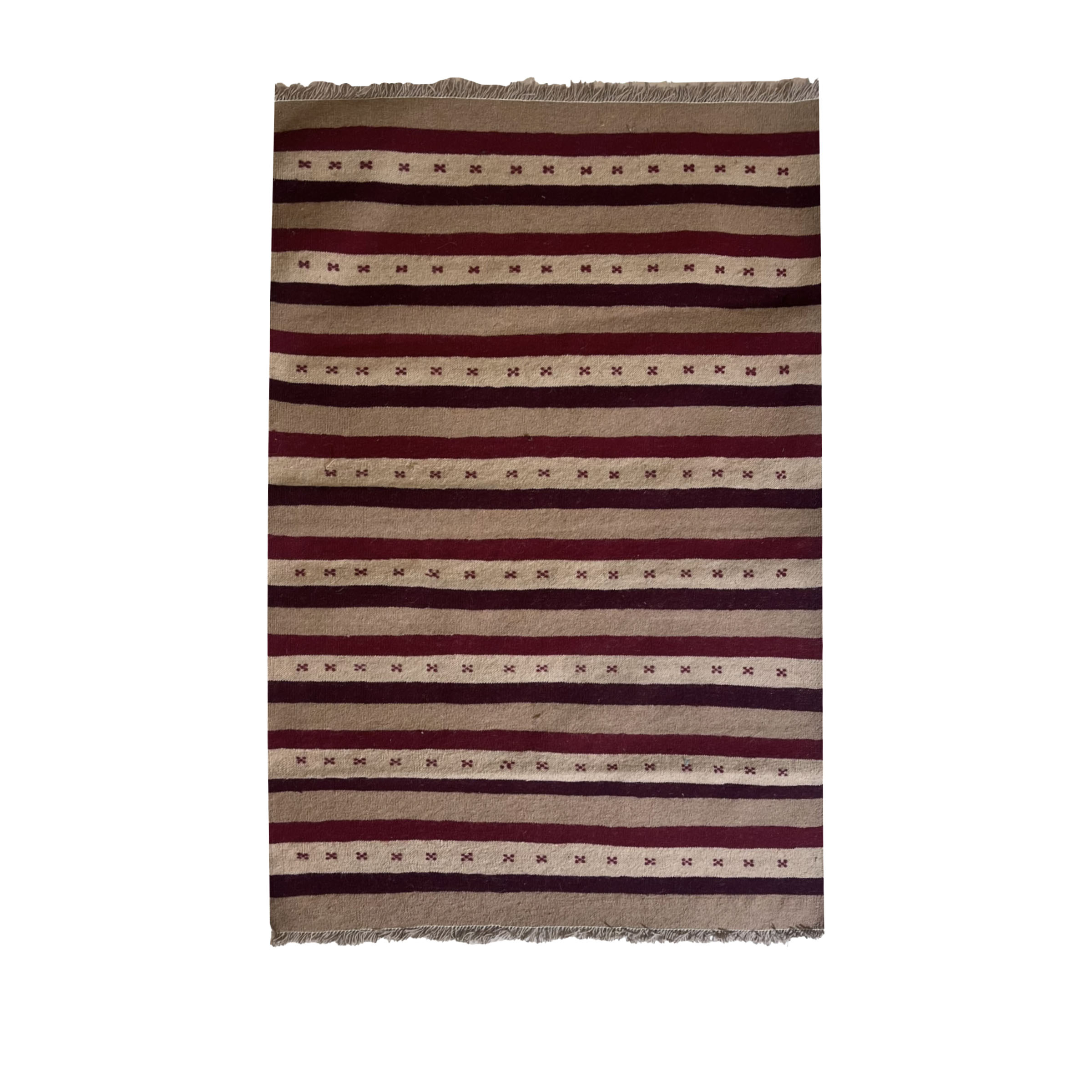 El Dokuma Yün Kilim 150x100 cm | Bordo | Sanatsal Tasarım El Dokuma Yün Kilim 150x100 cm | Bordo | Sanatsal Tasarım_21321846