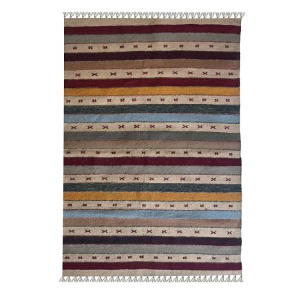 El Dokuma Yün Kilim 150x100 cm | Turkuaz | Zarif Stil_21321862