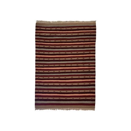 El Dokuma Yün Kilim 150x100 cm | Bordo | Kaliteli Seçim_21328166