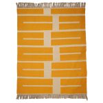 El Dokuma Yün Kilim 149x205 cm | Krem | Dekoratif Kilim_21338320