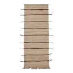 El Dokuma Yün Kilim 200x77 cm | Krem | Dekoratif Kilim_21370947