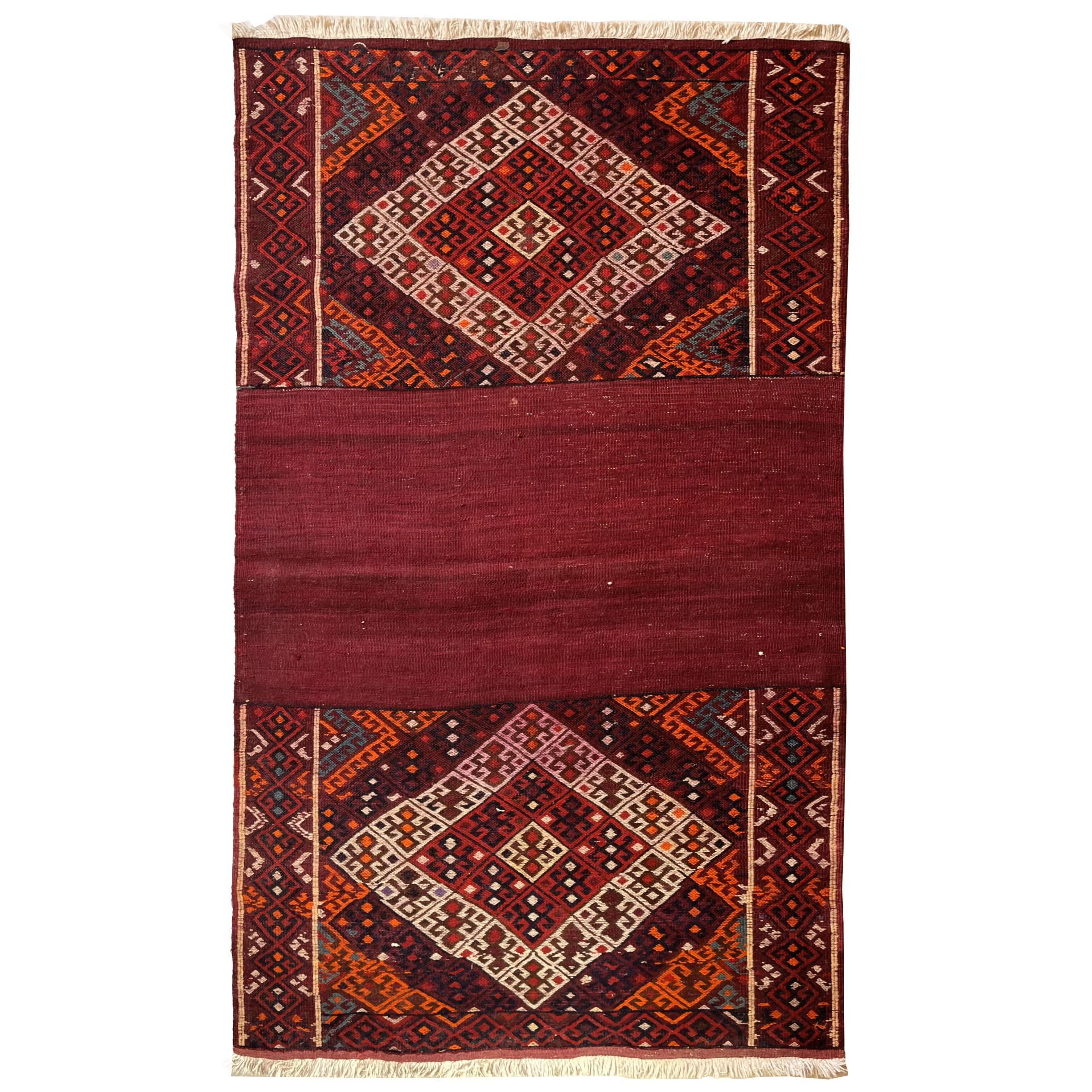 El Dokuma Pamuk ve yün karışımı Kilim 188x101 cm | Mor | Elit Tasarım El Dokuma Pamuk ve yün karışımı Kilim 188x101 cm | Mor | Elit Tasarım_21426187