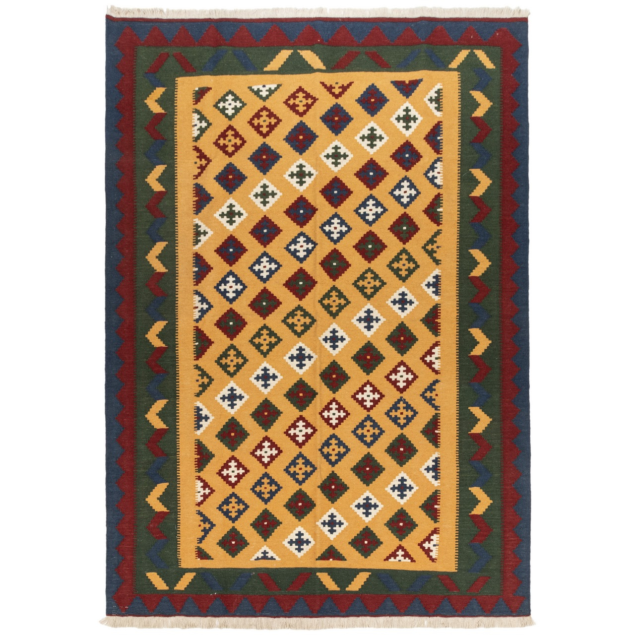 El Dokuma Yün Kilim 243x171 cm | Rengarenk | Modern Dokunuş El Dokuma Yün Kilim 243x171 cm | Rengarenk | Modern Dokunuş_3358803
