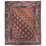 El Dokuma Yün Kilim 495x409 cm | Kırmızı | Elit Tasarım_7145072