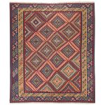 El Dokuma Yün Kilim 377x318 cm | Kırmızı | Premium_7145307