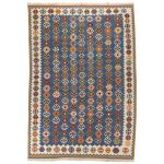 El Dokuma Yün Kilim 340x231 cm | Mavi | Modern Dokunuş_7146170