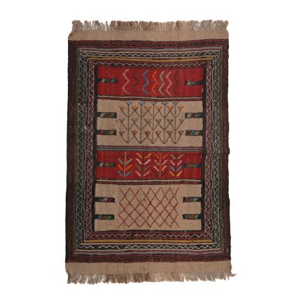 El Dokuma Yün Kilim 14x165 cm | Kahverengi | Otantik Dokuma_﻿10334300
