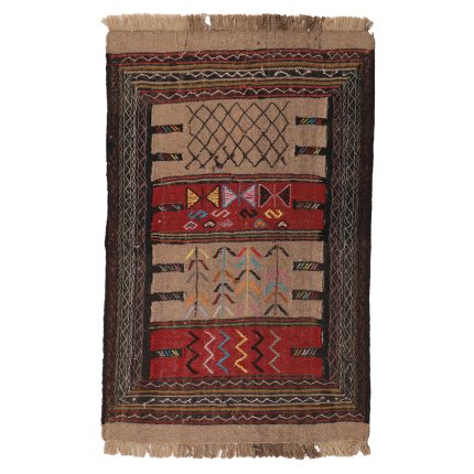 El Dokuma Yün Kilim 104x164 cm | Kahverengi | Modern Dokunuş_﻿10370860