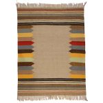 El Dokuma Yün Kilim 141x202 cm | Rengarenk | Sanatsal Tasarım_﻿17413545