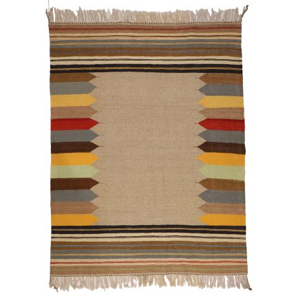 El Dokuma Yün Kilim 141x202 cm | Rengarenk | Sanatsal Tasarım_﻿17413545
