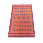 El Dokuma Yün Kilim 210x120 cm | Kırmızı | Dekoratif Kilim_﻿21124165