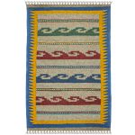 El Dokuma Yün Kilim 150x95 cm | Rengarenk | Modern Dokunuş_﻿21284216