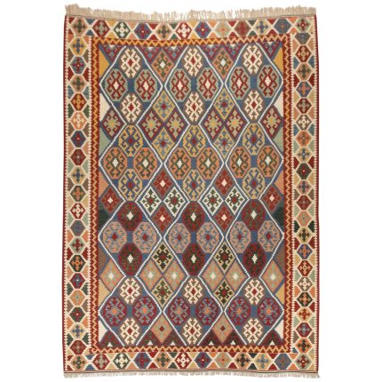 El Dokuma Yün Kilim 396x297 cm | Mavi | Otantik Dokuma_﻿7146114